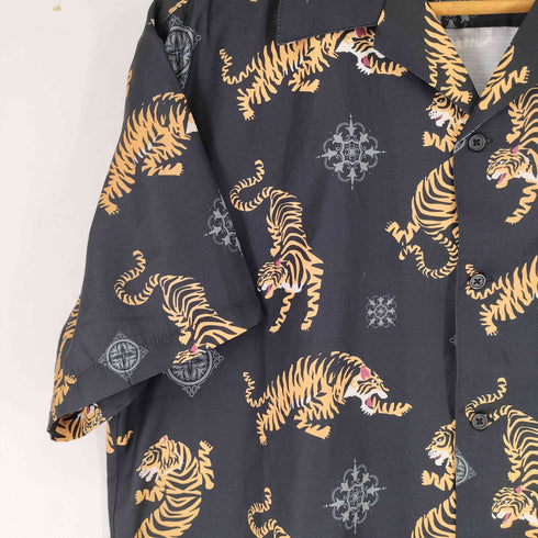 ATELANE Tiger print open collar shirt メンズ JPN:M