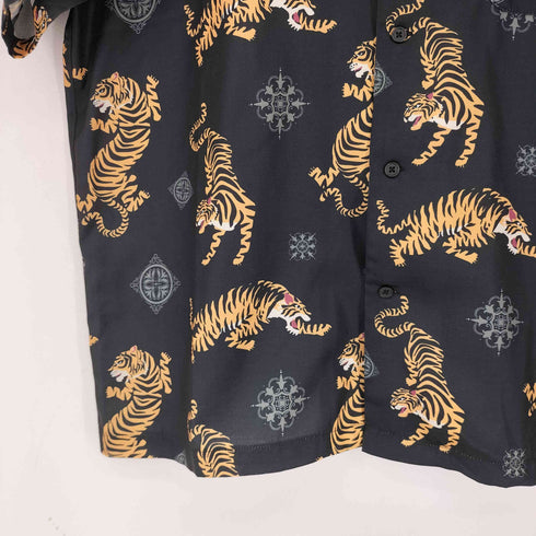 ATELANE Tiger print open collar shirt メンズ JPN:M