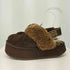 アグ UGG スリッポン ヒール シープファーシューズ レディース