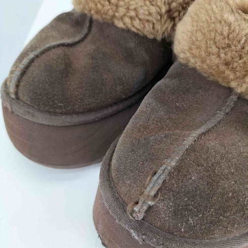 アグ UGG スリッポン ヒール シープファーシューズ レディース
