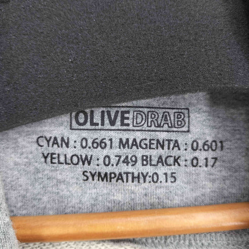OLIVEDRAB キャリーポケット ジップパーカー メンズ import:M