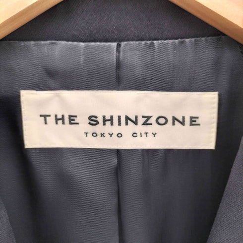 ザシンゾーン THE Shinzone 日本製 金ボタン 2B テーラード ジャケット 紺ブレ レディース JPN:38