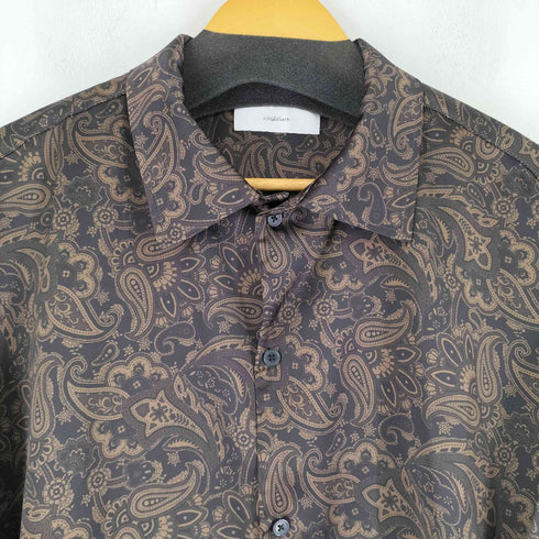 アドラー ADRER extra quality polysatin open collar shirt メンズ JPN:L