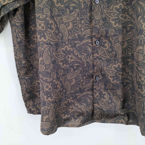 アドラー ADRER extra quality polysatin open collar shirt メンズ JPN:L