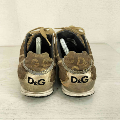 ディーアンドジードルチェアンドガッバーナ D&G DOLCE&GABBANA ロゴ スウェード レザー コンビ スニーカー メンズ