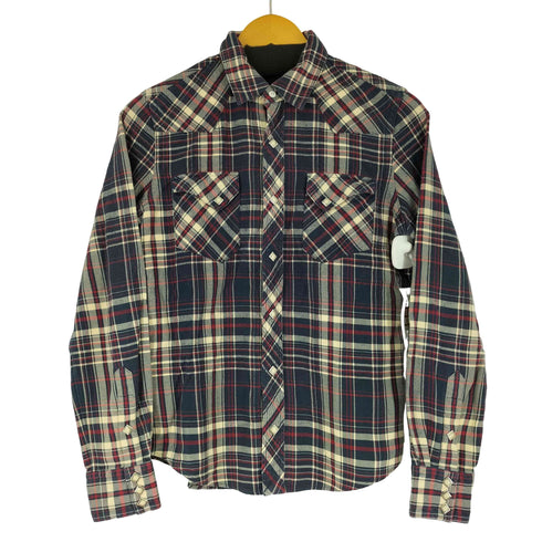 ラルフローレン RALPH LAUREN SLIM FIT チェック柄ウエスタンシャツ メンズ 3F