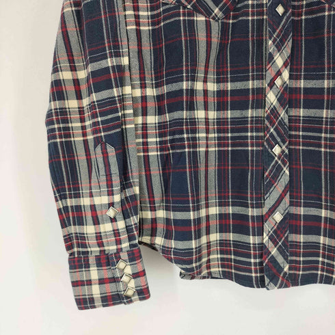 ラルフローレン RALPH LAUREN SLIM FIT チェック柄ウエスタンシャツ メンズ 3F