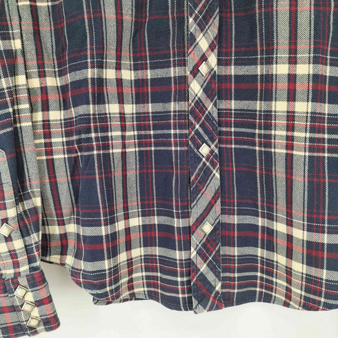 ラルフローレン RALPH LAUREN SLIM FIT チェック柄ウエスタンシャツ メンズ 3F