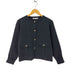 ザラ ZARA ゴールドボタンニットカーディガン レディース import:L