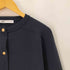 ザラ ZARA ゴールドボタンニットカーディガン レディース import:L