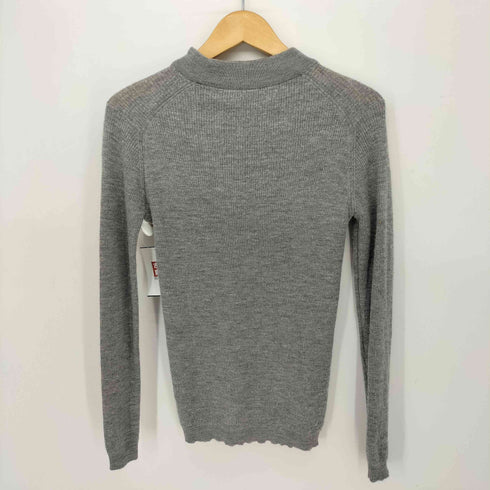 ジョンスメドレー JOHN SMEDLEY 英国製 メリノウール リブ ニット レディース