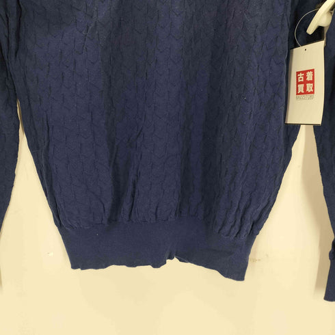 グランサッソ Gran Sasso イタリア製 FRESH COTTON Vネック編みセーター メンズ JPN:48