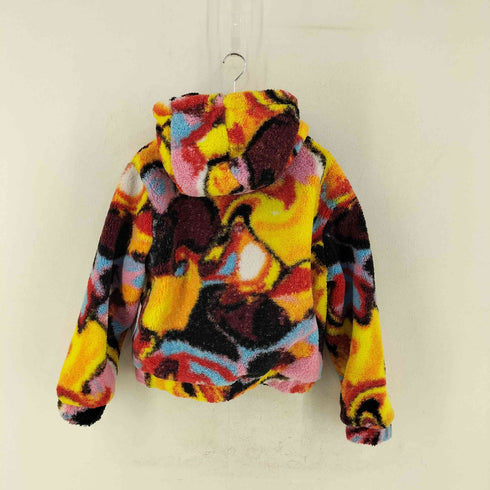 デシグアル Desigual デジタルプリント ボアジャケット レディース M