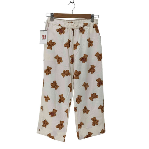 ジェラートピケ gelato pique HOLIDAY ベア柄ネルロングパンツ レディース ONE SIZE