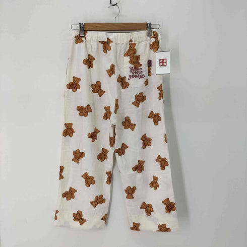 ジェラートピケ gelato pique HOLIDAY ベア柄ネルロングパンツ レディース ONE SIZE