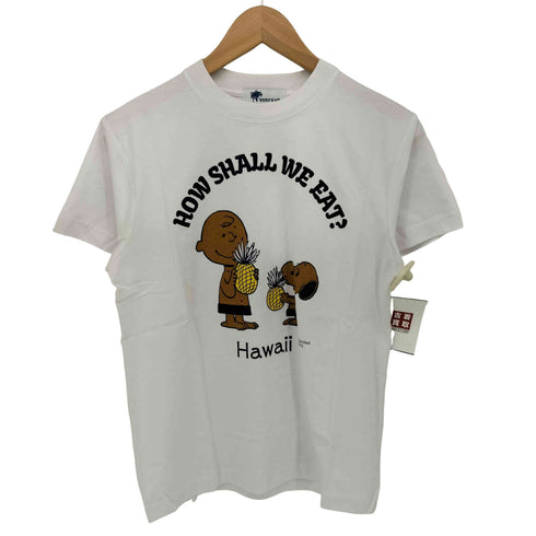SURF'S UP PEANUTS フロント US キャラクター プリント S/S Tシャツ ユニセックス レディース import:XS