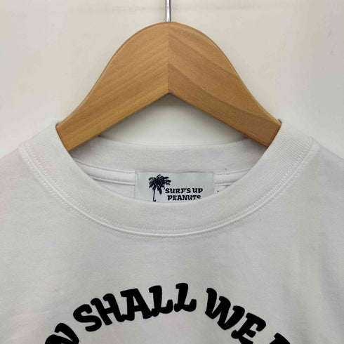SURF'S UP PEANUTS フロント US キャラクター プリント S/S Tシャツ ユニセックス レディース import:XS