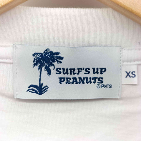 SURF'S UP PEANUTS フロント US キャラクター プリント S/S Tシャツ ユニセックス レディース import:XS