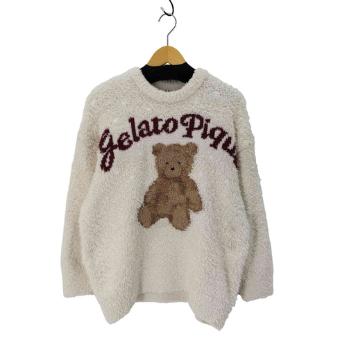 ジェラートピケ gelato pique HOLIDAY ジェラートスノーベアジャガードプルオーバー レディース ONE SIZE