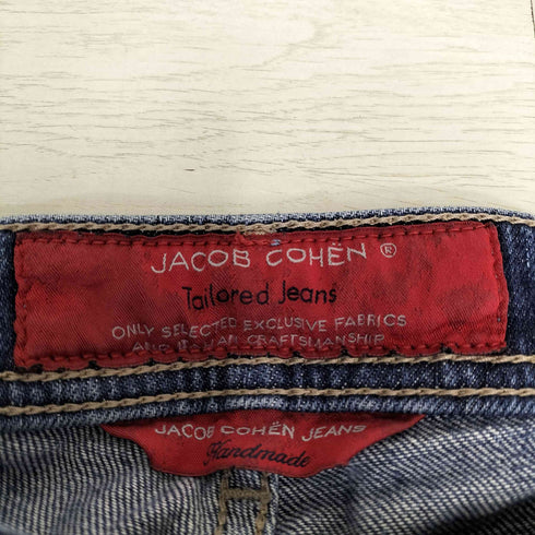 ヤコブコーエン JACOB COHEN Tailored Jeans ハラコパッチ ハンドメイド テーラード ジーンズ メンズ US:30-31