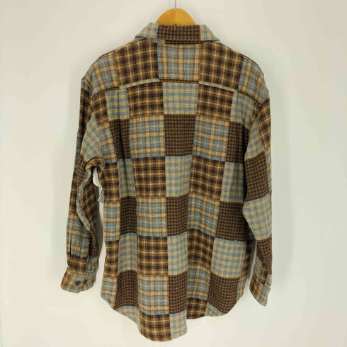 メンズメルローズ MENS MELROSE 両フラップ パッチワークシャツ メンズ JPN:3