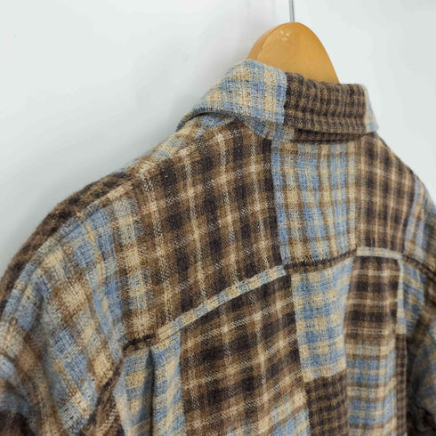 メンズメルローズ MENS MELROSE 両フラップ パッチワークシャツ メンズ JPN:3