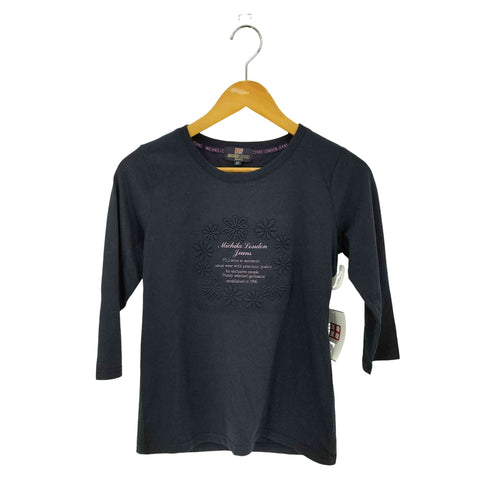 ミチコロンドン MICHIKO LONDON JEANS クルーネックTシャツ レディース M