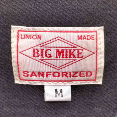 ビッグマイク BIG MIKE Heavy Flannel Zip Shirt Jacket ジップアップ シャツジャケット メンズ M