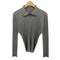 プリーツプリーズイッセイミヤケ PLEATS PLEASE ISSEY MIYAKE ロングスリーブ プリーツ シャツ レディース JPN:4