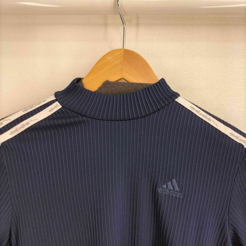 アディダス adidas ストライプデザイン ゴルフ S/S シャツ レディース import:M