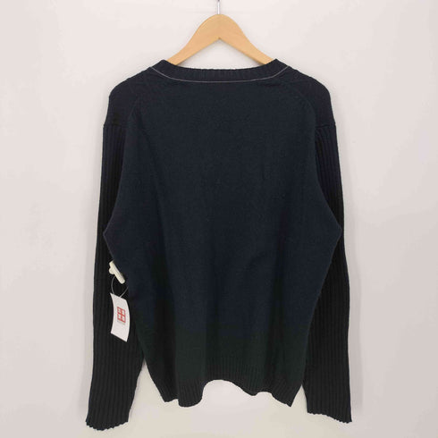 カルバンクラインジーンズ Calvin Klein Jeans ケーブル編み Vネック コットン ニット メンズ import:M
