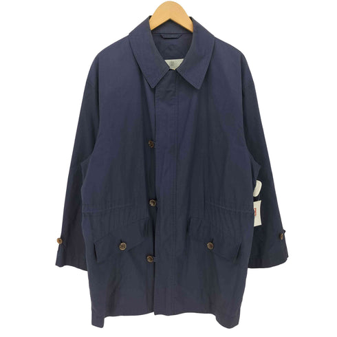 アクアスキュータム AQUASCUTUM 70-80S 比翼 ジップアップ ステンカラー コート メンズ import:M
