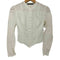 ラルフローレン RALPH LAUREN L/S ノーカラーデザインシャツ レディース JPN:7号