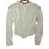 ラルフローレン RALPH LAUREN L/S ノーカラーデザインシャツ レディース JPN:7号