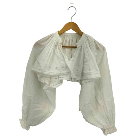 スローブイエナ SLOBE IENA 25SS crinkle crinkle crinkle embroidery クロップド ブラウス レディース FREE