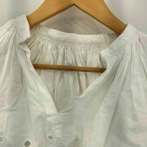 スローブイエナ SLOBE IENA 25SS crinkle crinkle crinkle embroidery クロップド ブラウス レディース FREE