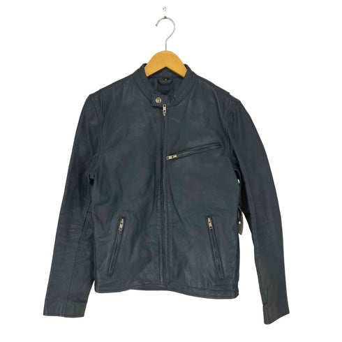 RHENIUM buffalo leather バッファローレザージップジャケット メンズ US:36