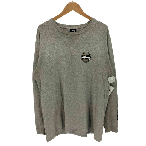 ステューシー Stussy 袖プリント クルーネック L/S Tシャツ メンズ import:L