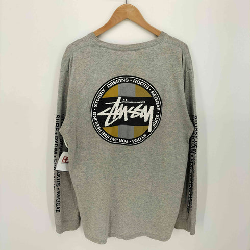 ステューシー Stussy 袖プリント クルーネック L/S Tシャツ メンズ import:L