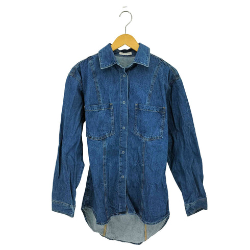 メゾンスペシャル MAISON SPECIAL Back Strap Denim Shirt レディース FREE
