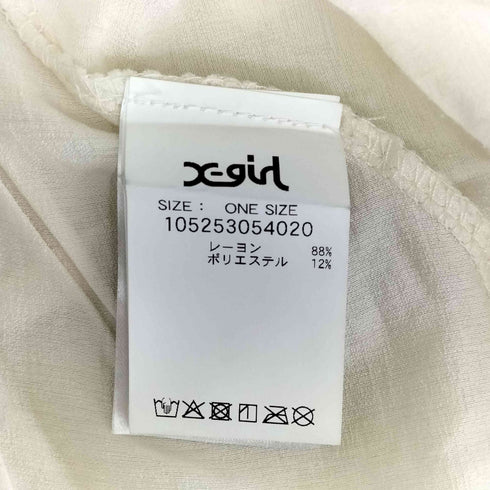 エックスガール X-girl SHEER TIERED BELT レディース ONE SIZE