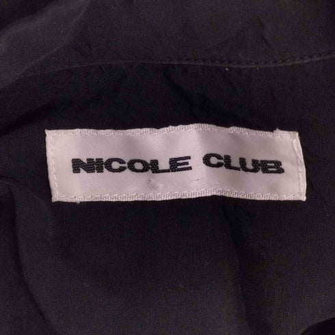 ニコル NICOLE レーヨン オープンカラーシャツ パジャマシャツ メンズ