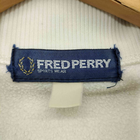 フレッドペリー FRED PERRY 90s 旧タグ ワンポイント ジップアップ トラックジャケット レディース