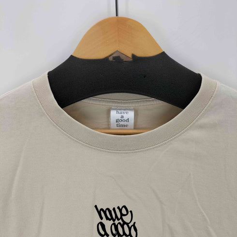 ハブアグッドタイム HAVE A GOOD TIME プリントクルーネックS/S Tシャツ メンズ JPN:M
