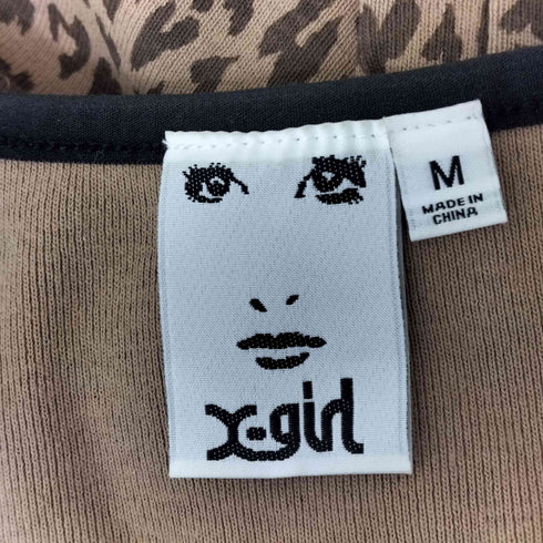 エックスガール X-girl FRONT GATHERED L/S BABY TEE レディース JPN:M
