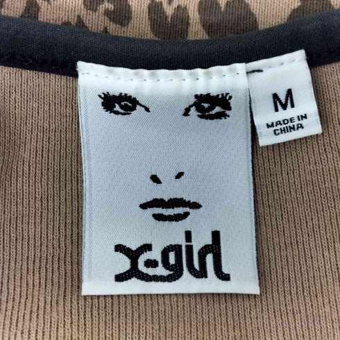 エックスガール X-girl FRONT GATHERED L/S BABY TEE レディース JPN:M