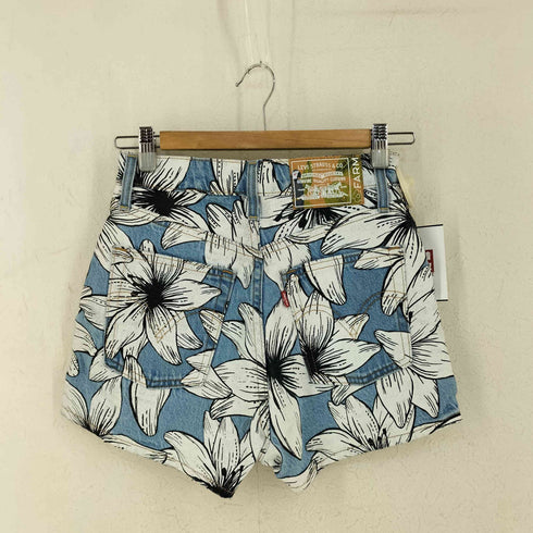 リーバイス Levis FARM RIBCAGE SHORT FLOWER BURST デニムショートパンツ レディース 25