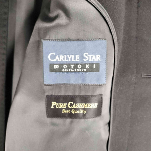 Carlyle Star PURE CASHMERE 比翼ステンカラーコート メンズ JPN:M