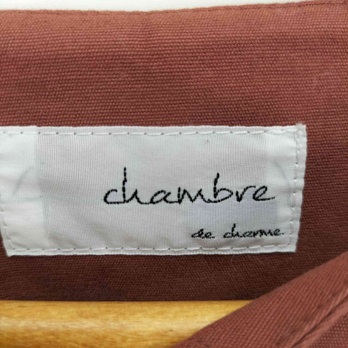 シャンブルドゥシャーム chambre de charme 起毛オックスノーカラー裾ギャザーブルゾン レディース FREE
