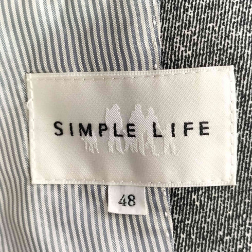 シンプルライフ SIMPLE LIFE ストレッチテーラードジャケット メンズ JPN:48